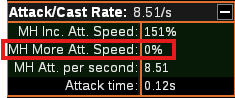 Trouver More Attack Speed